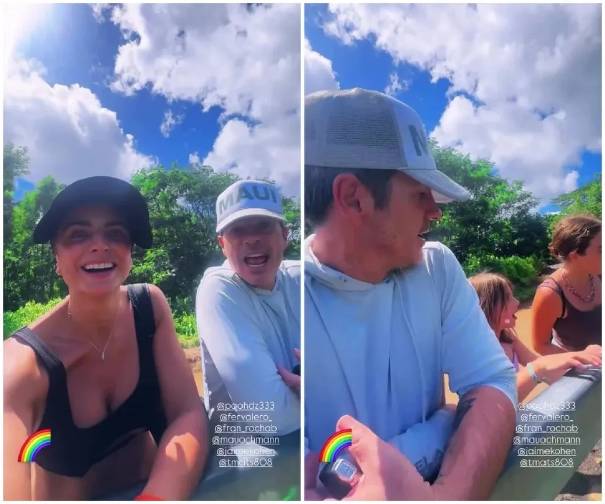 Aislinn Derbez y Mauricio Ochmann regresan a Hawaí.