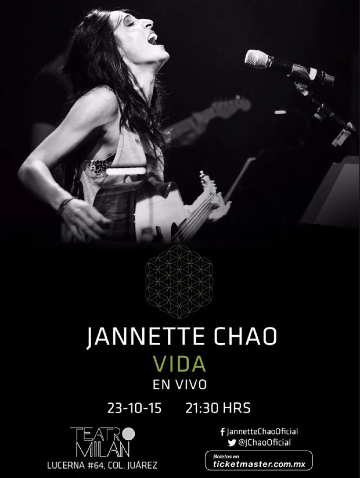 Quedan pocos boletos disponibles para el concierto Vida.