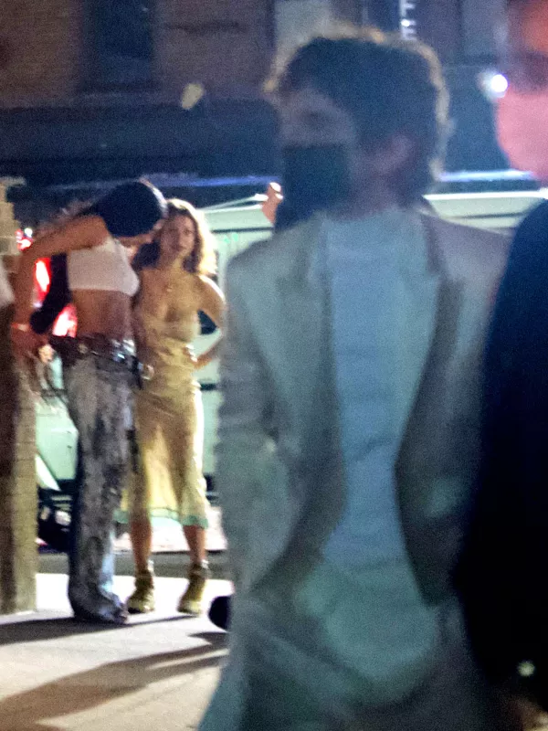 Timothee Chalamet bumps into ex Lourdes Leon after MET Gala After Party, New York, USA - 14 Sep 2021
