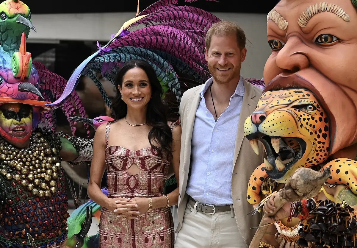 El príncipe Harry y Meghan Markle, duques de Sussex, visitan Colombia, donde los recibe la vicepresidenta Francia Márquez