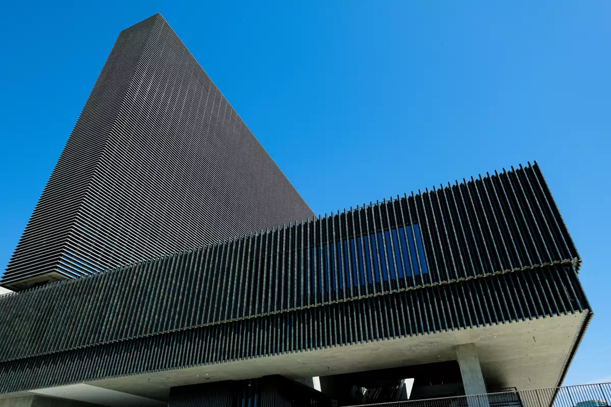 Vista general del Museo M+ en Hong Kong.