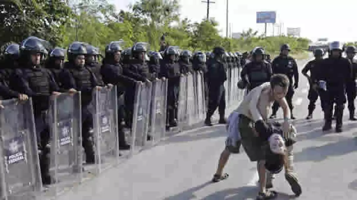 activistas federales cancun