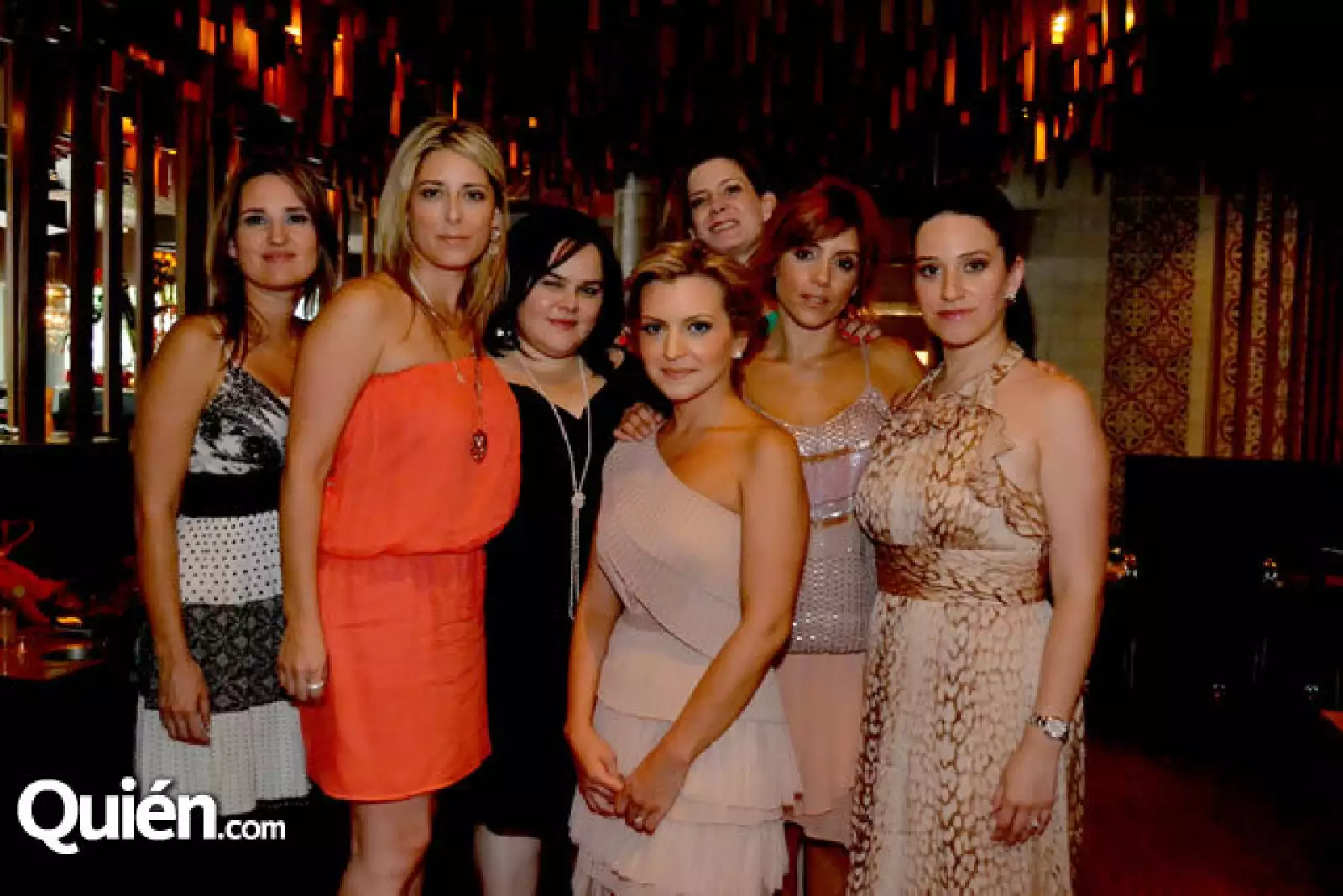 Mónica Castillón, Argelia Garza, Gabriela Gómez, Mariana Rangel, Denisse Dibildox y Cecilia Rangel Dibildox