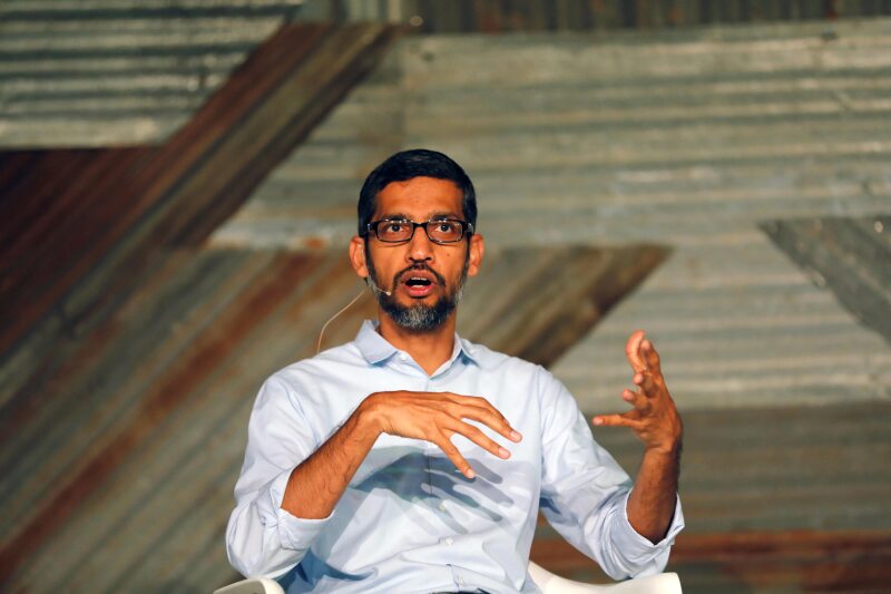 Sundar Pichai ceo google reu