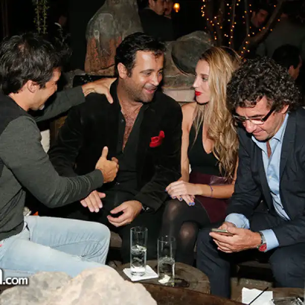 Miguel Angel Fox ,Bobby Slim, Anna Tazzer y Fredy Helfon
