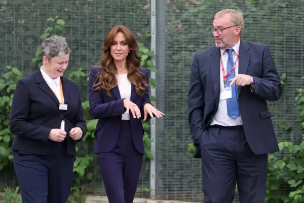 The Princess Of Wales Visits HMP High Down With The Forward Trust
