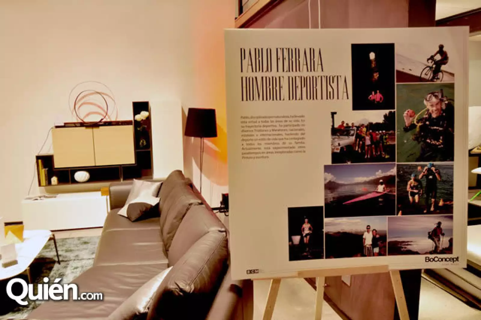 Homenaje al arquitecto Pablo Ferrara en Bo Concept