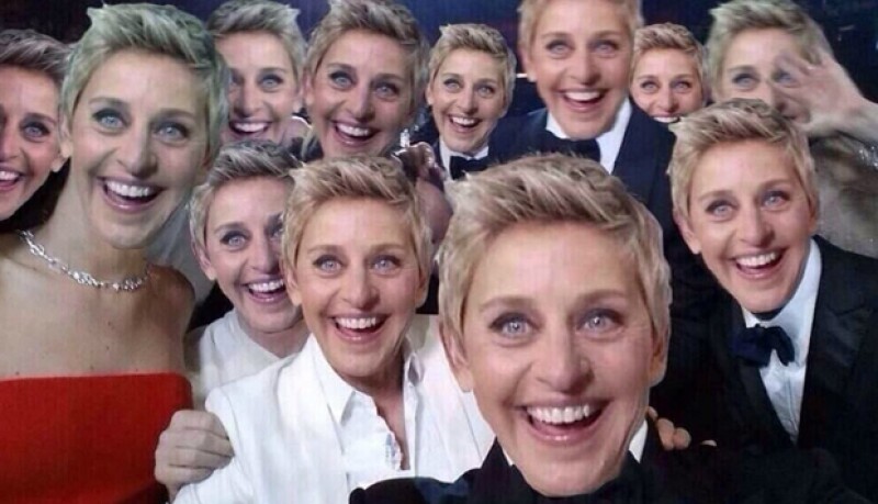 En la famosa selfie grupal que tomó Ellen durante los Oscar los lectores la "mejoraron".