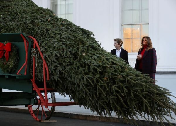 Melania Trump prepara la navidad en la Casa Blanca 3.jpg