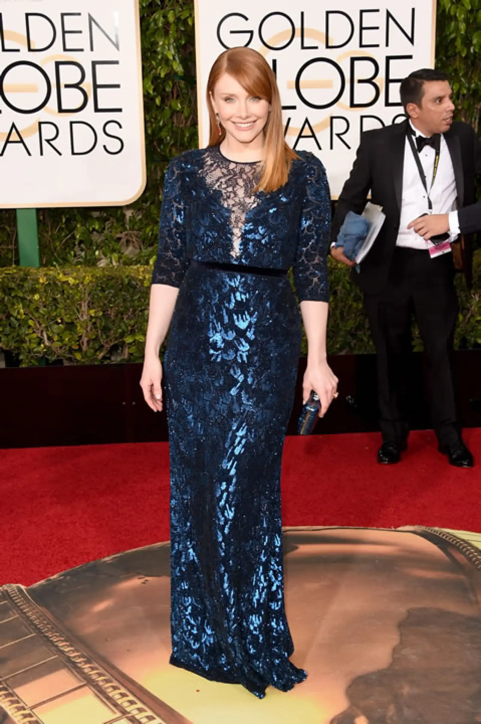 Bryce Dallas en Jenny Packham.