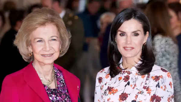 Reina Sofía y reina Letizia