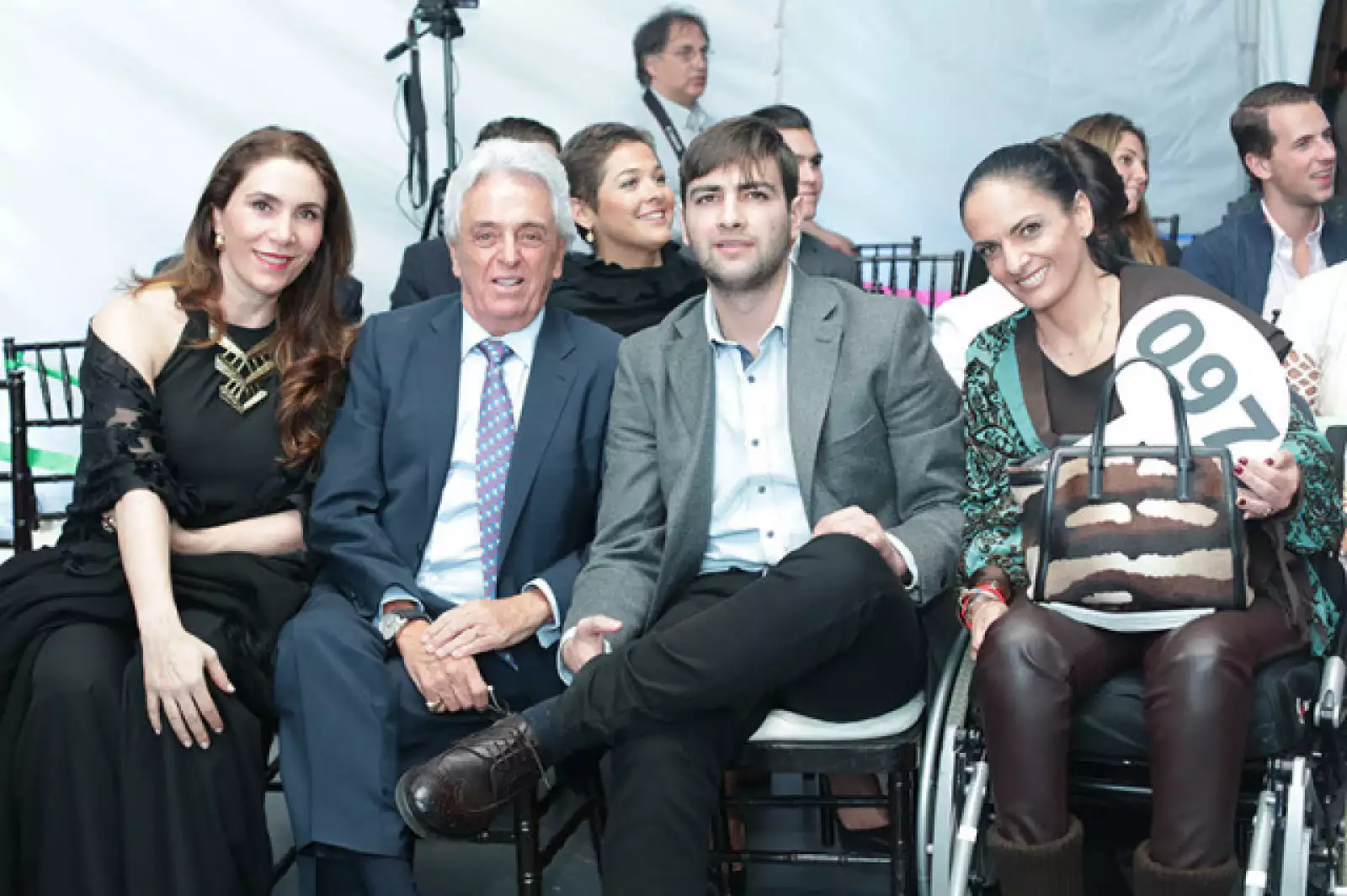 Edurne Esponda,Justino Compeán, Tomas Contreras y Karla Compeán