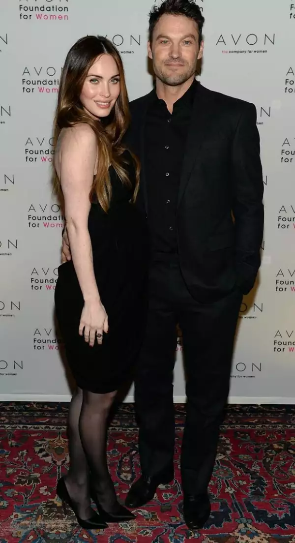 Megan acudió acompañada de su esposo Brian Austin Green.