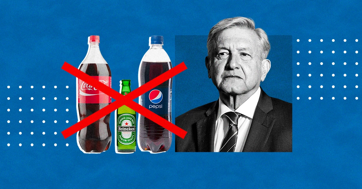 La petición que AMLO hace a Heineken, Coca-Cola y Pepsi llega en el peor momento