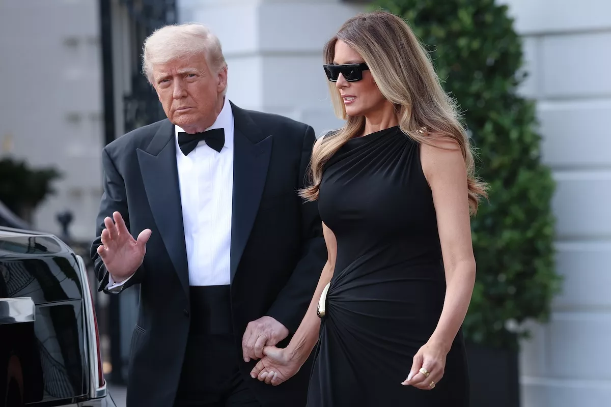 Donald Trump y su esposa Melania Trump