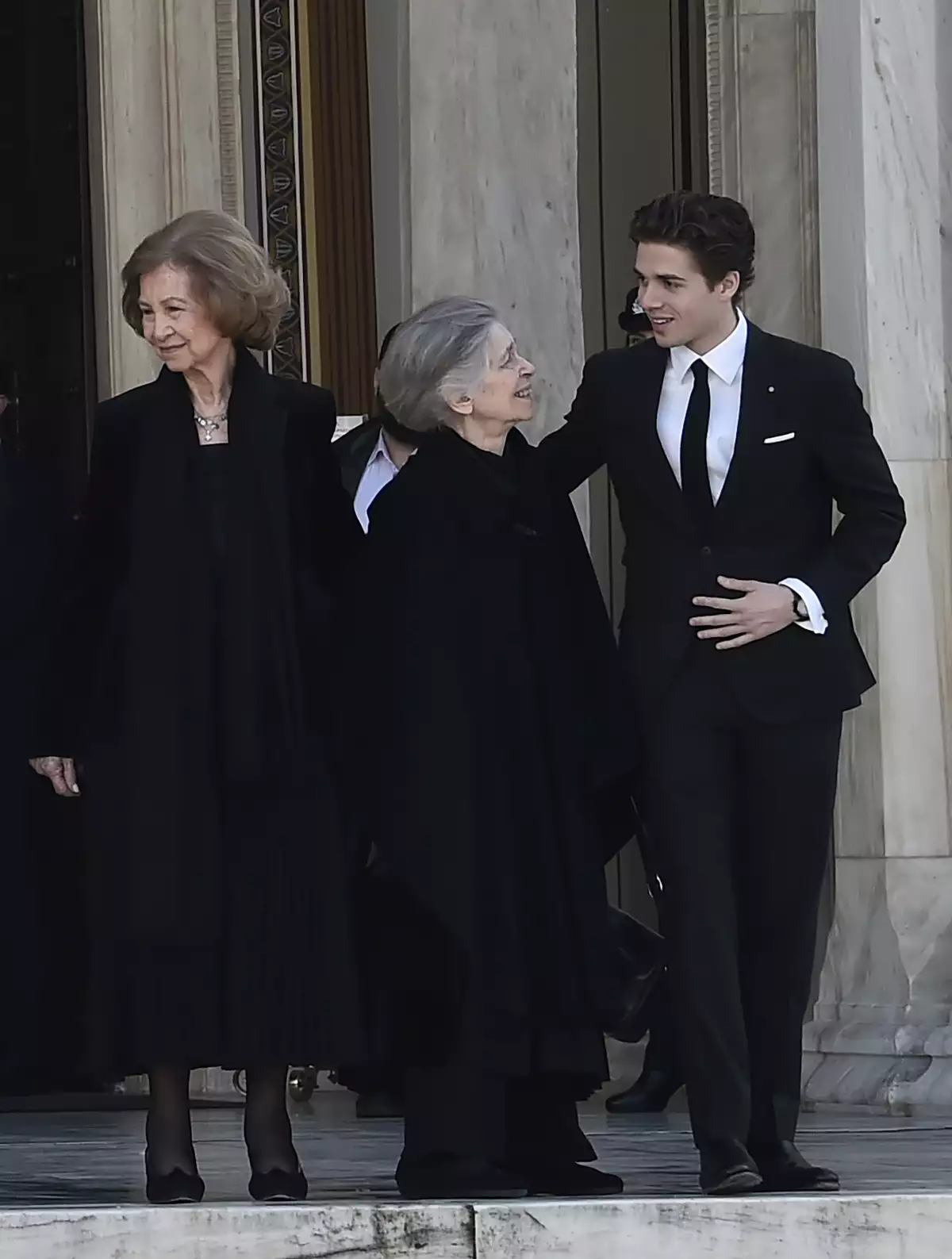 Reina emérita Sofía, princesa Irene y príncipe Constantino-Alexios