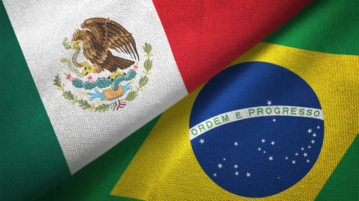 pagos digitales México Brasil 