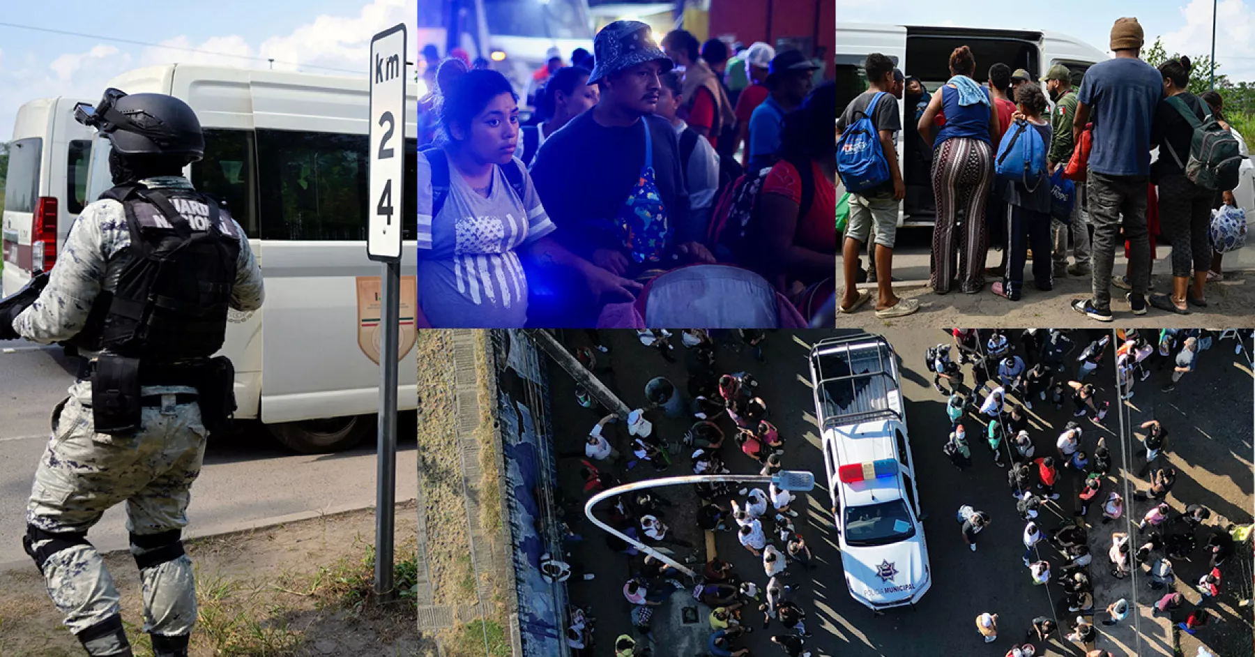 Los estados con más migrantes en México y donde corren más riesgo de sufrir violencia