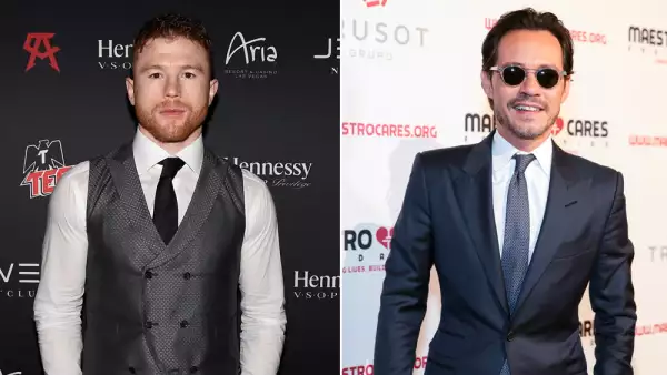 Canelo Álvarez y Marc Anthony