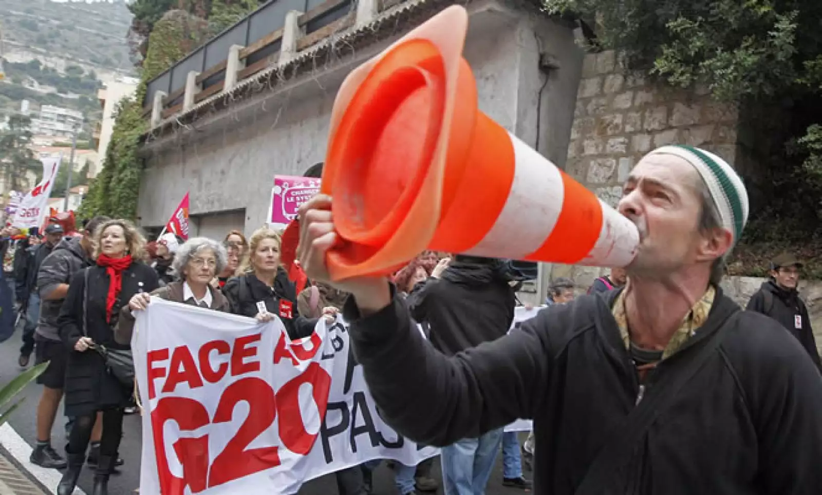 Los activistas también piden el fin de los paraísos fiscales