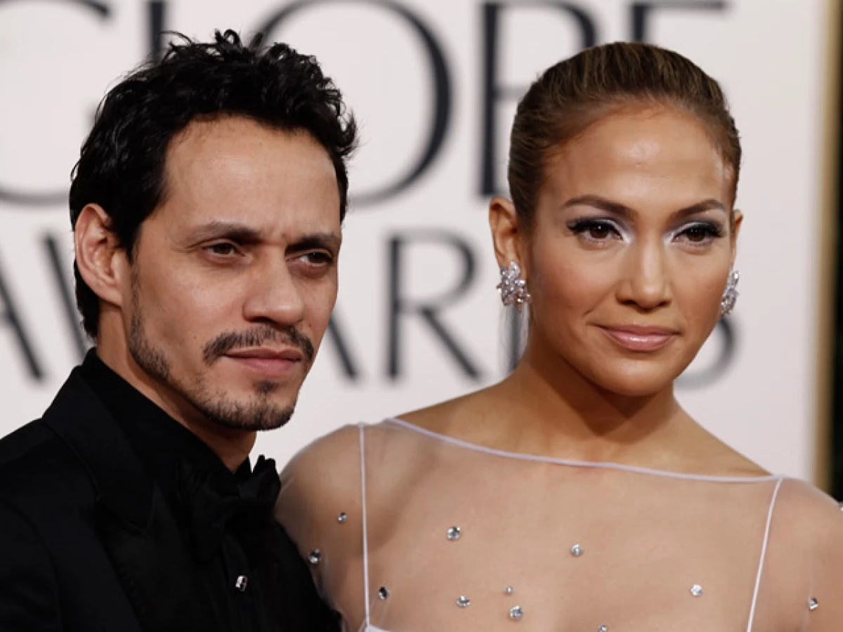 Marc Anthony y Jennifer Lopez.
