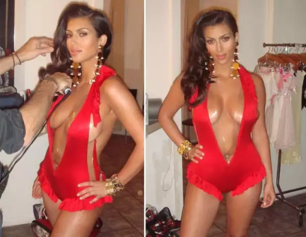 Así lucía Kim en la sesión que realizó para la revista Playboy en 2007.