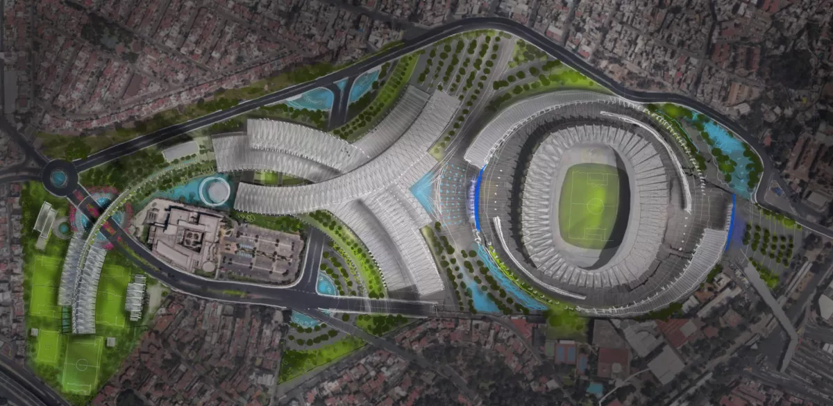 Cómo se verá el Estadio Azteca tras su rehabilitación