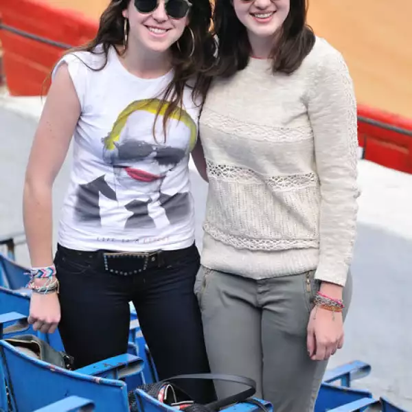 Carola Zubiri y Joaquina Mijares