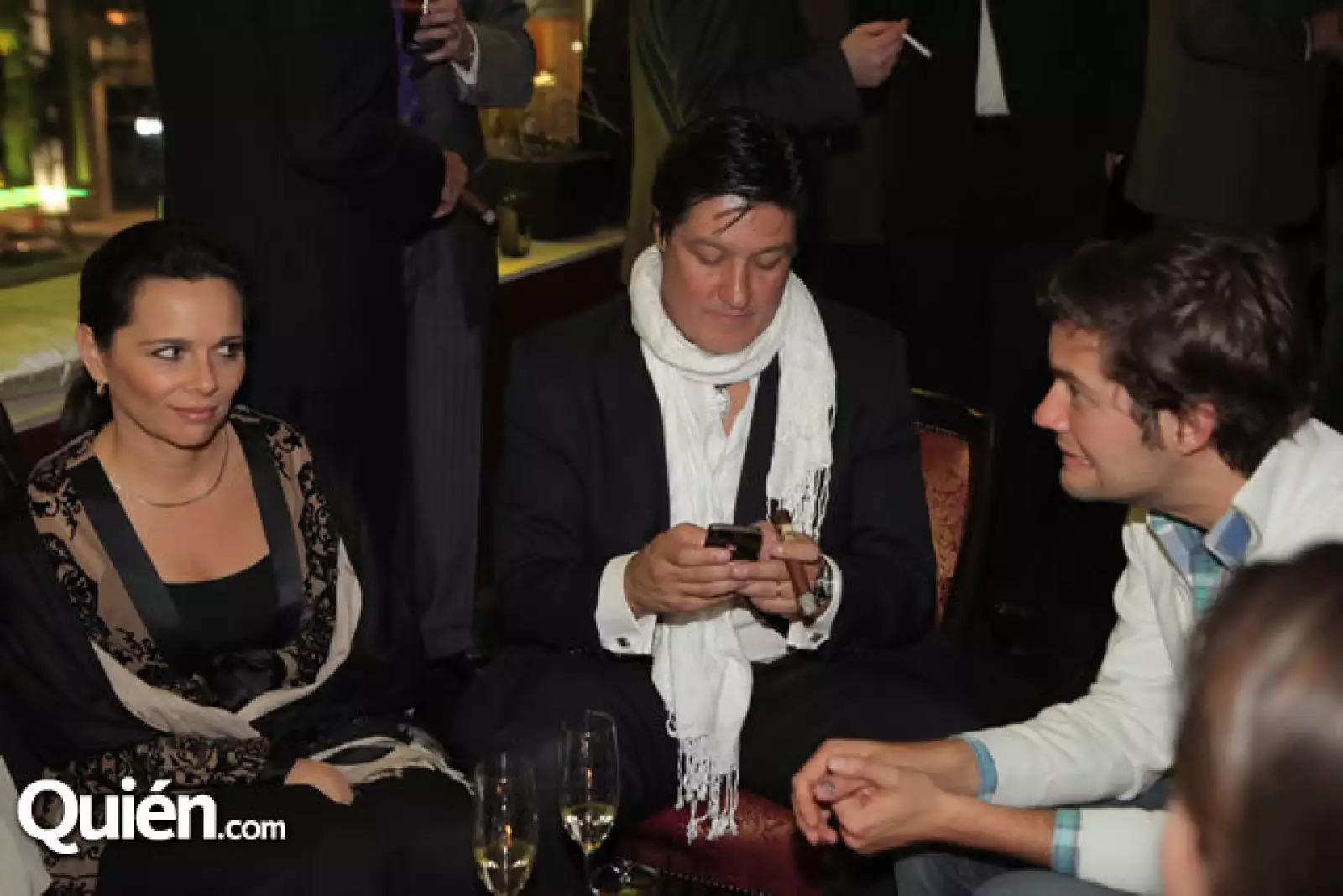 Verónica Miranda, Carlos Monzón y Jorge de Ovando