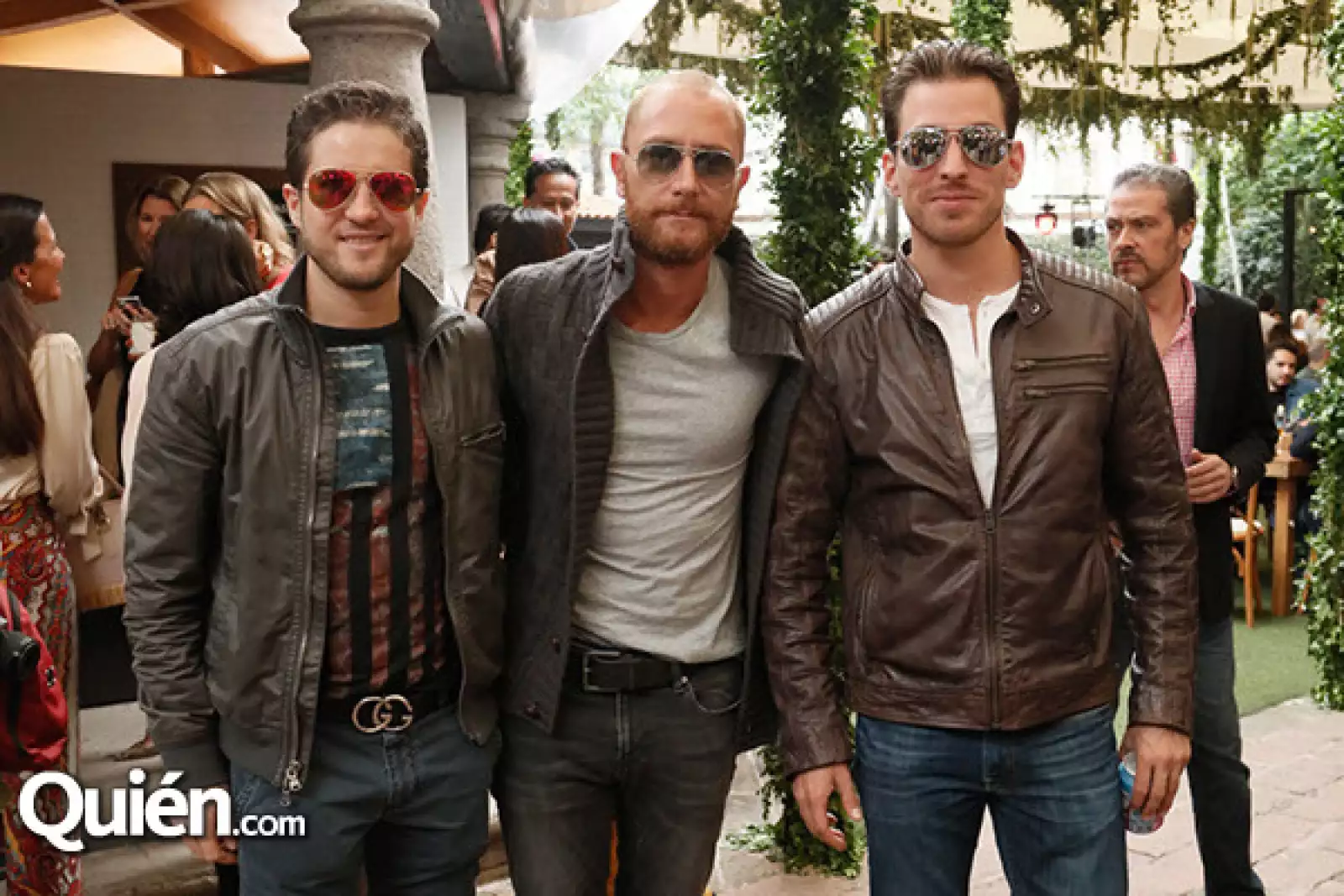 Diego Buenfil, Giovanny Cerritelli y Julio Azcárraga