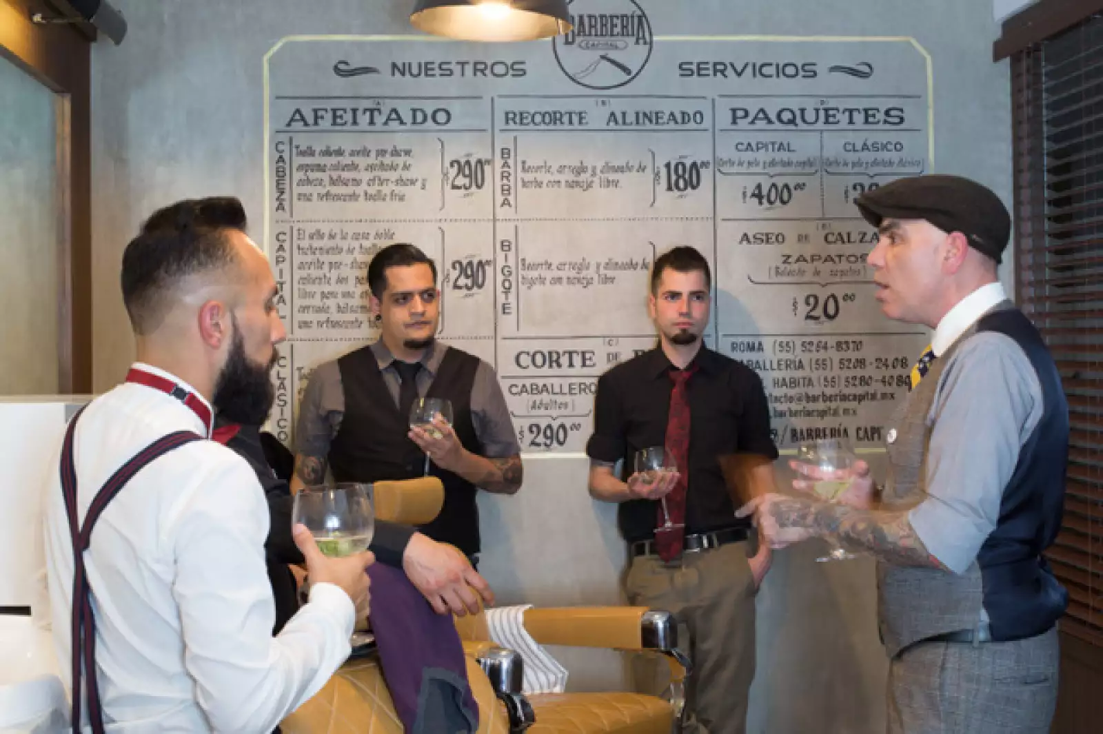 Carlos Fernández, Eduardo Romero, Alejandro Ayala, Pedro Zermeno