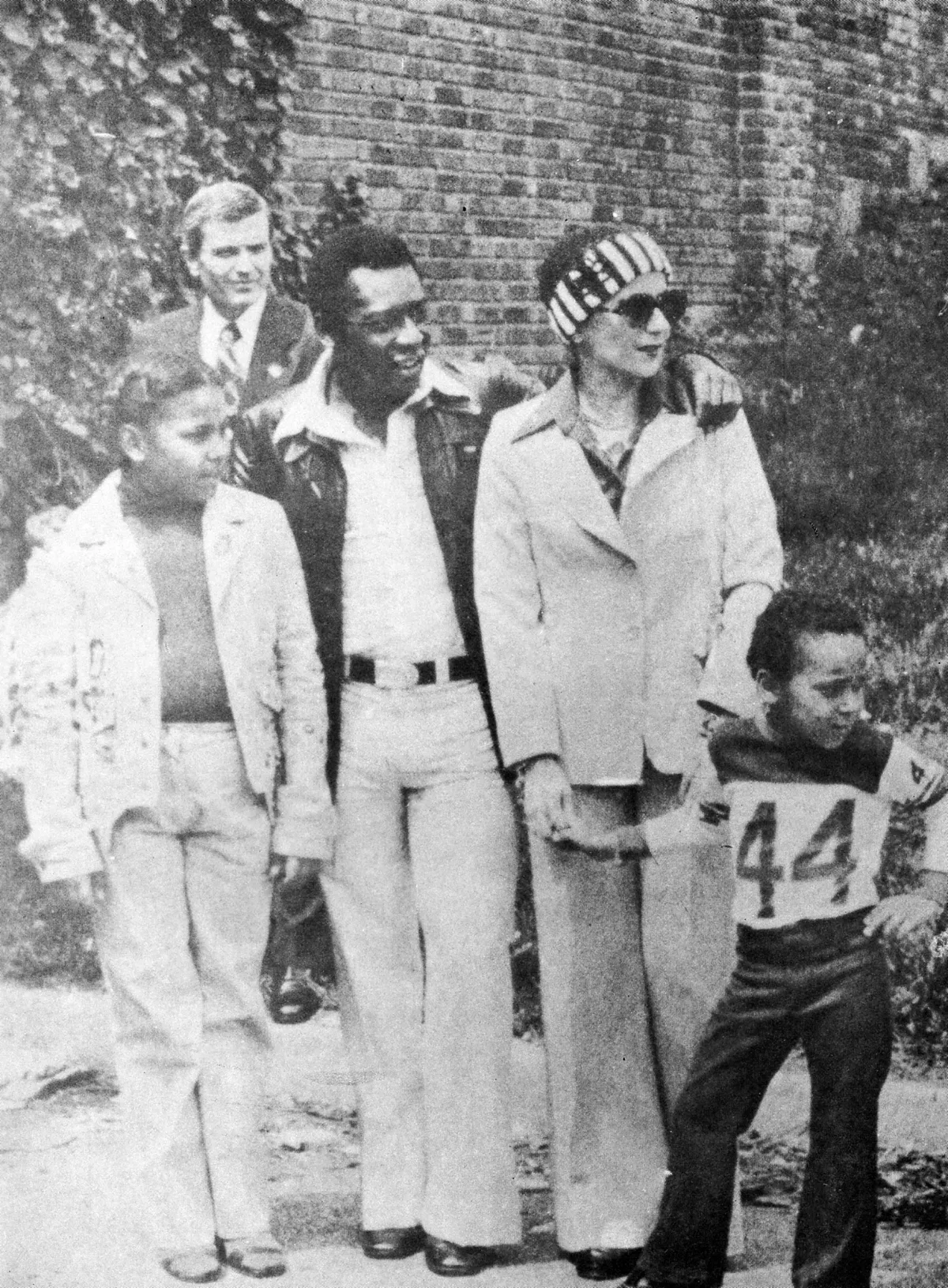 Pelé, su ex esposa Rosemeri y sus hijos Kely y Edinho