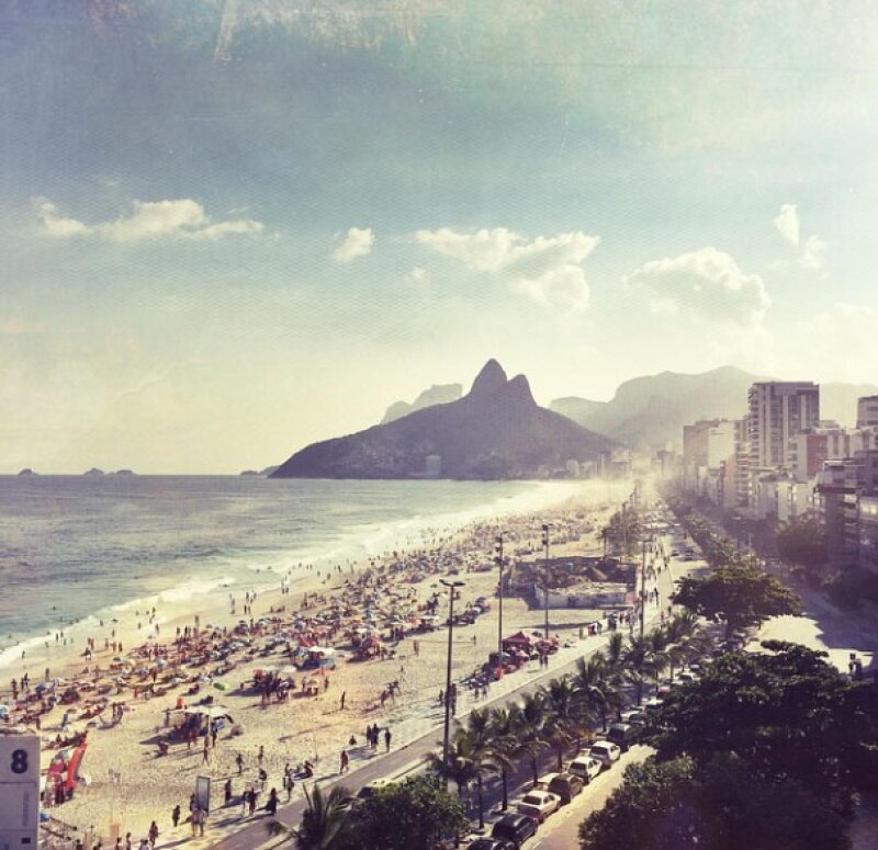 Ahora la pareja se encuentra en Copacabana, Brasil.