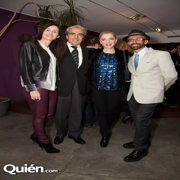 Karen Otero,Lorenzo Lazo,Edith González,Óscar Román