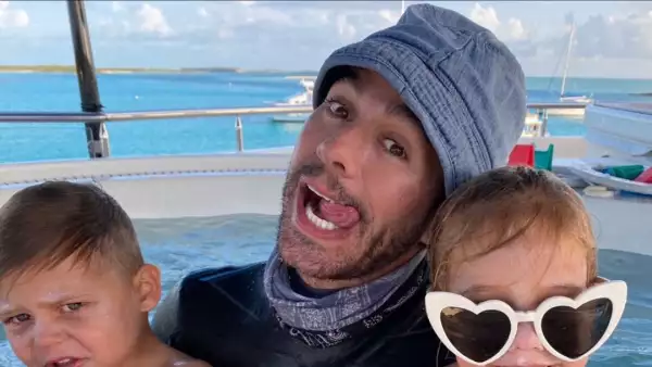 Enrique Iglesias y sus hijos Nicholas y Lucy