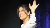 Salma Hayek está realizando la promoción de la cinta `El Gato con BotasÂ´.