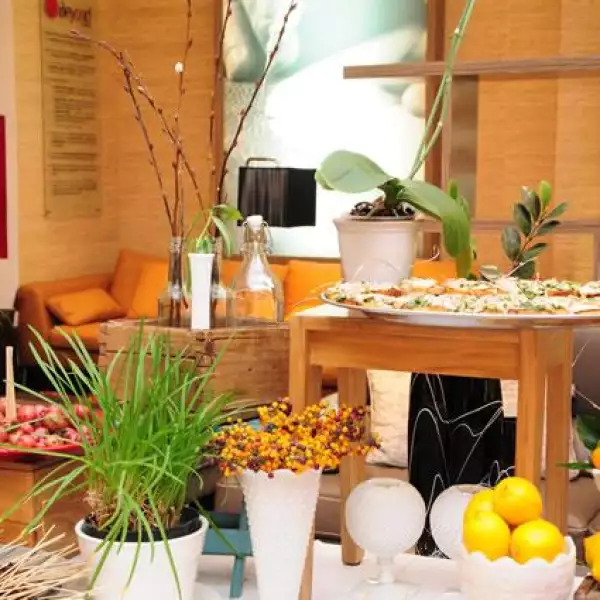 Detalle mesa servida por Candelaria