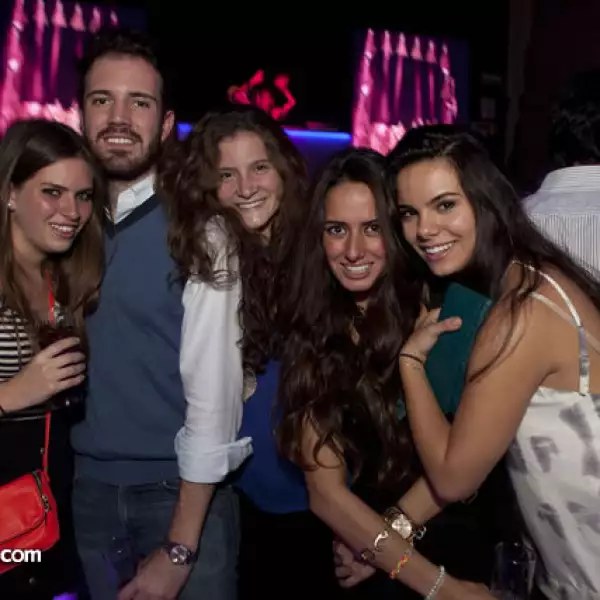 Andrea Fuentes, Federico y Adriana Valdés, María José S. y Mónica Illescas
