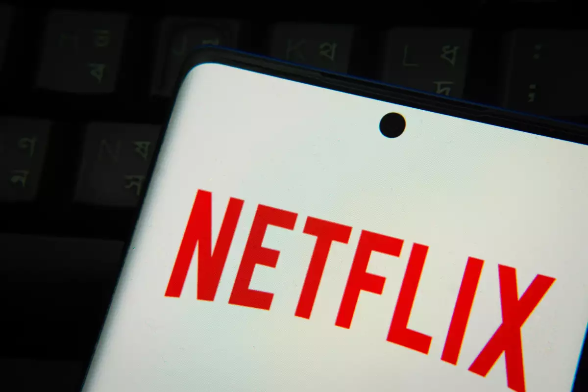 Dhaka,,Bangladesh,11,March,2025:smartphone,On,Surface,Showing,Netflix,Logo.
