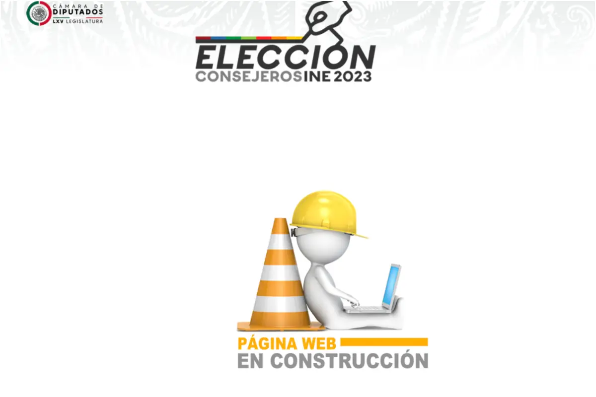 Opacidad. Micrositio elección consejeros INE en construcción