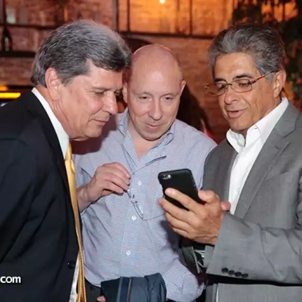 José Luis Zúñiga, Claudio Leipen y Carlos García-Piña