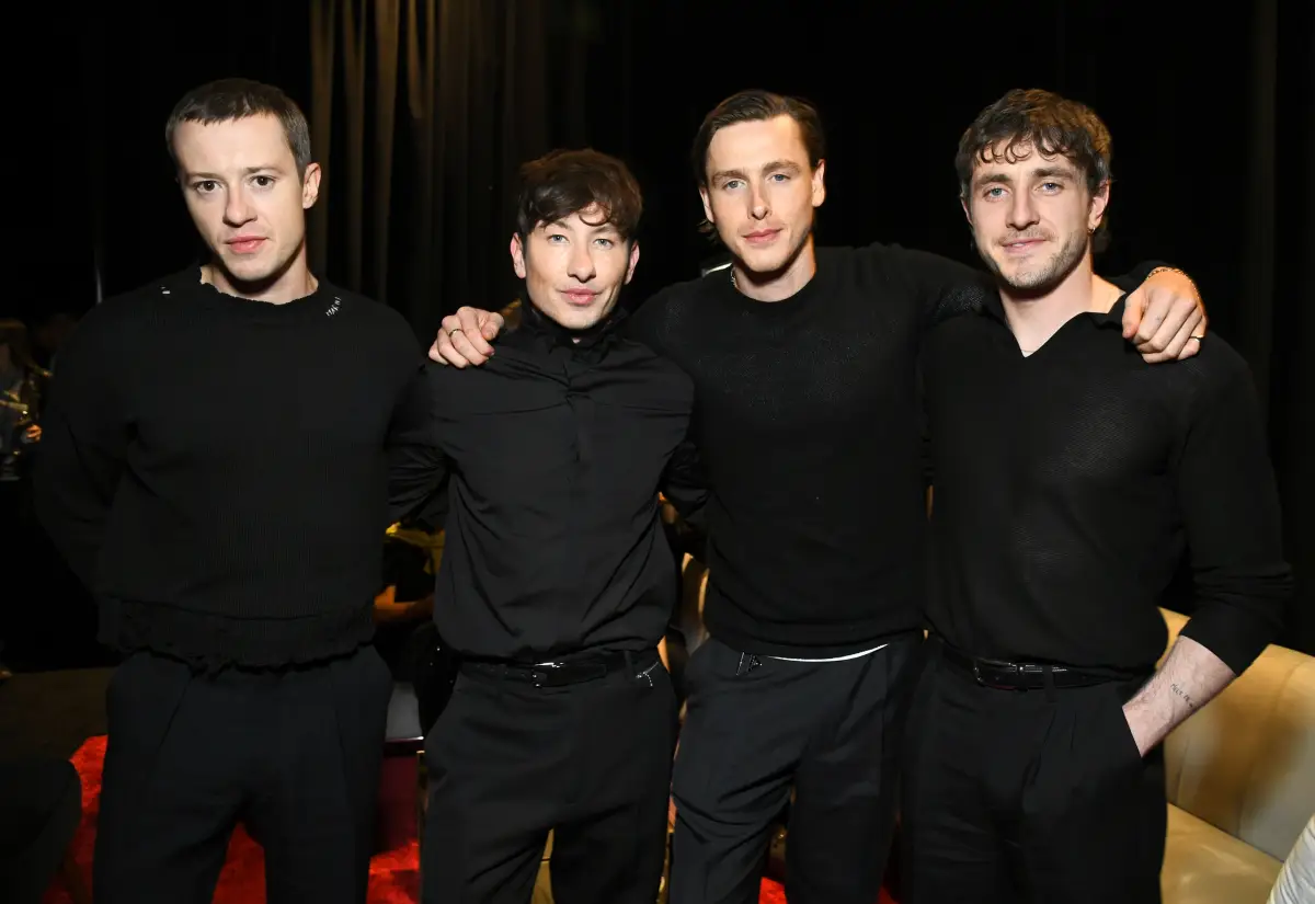 Paul Mescal, Joseph Quinn, Barry Keoghan y Harris Dickinson