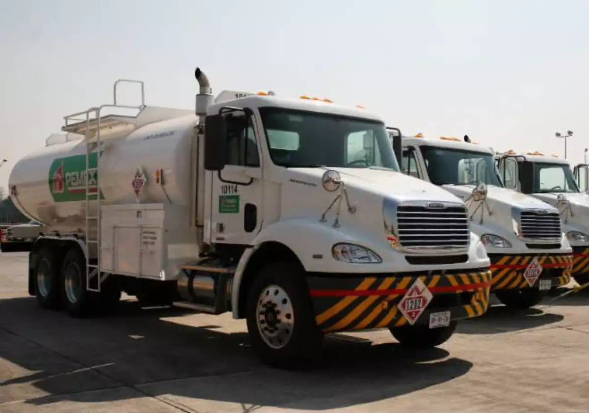 Autotanque de Pemex