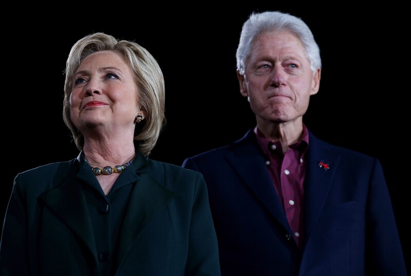 Hillary y William Clinton