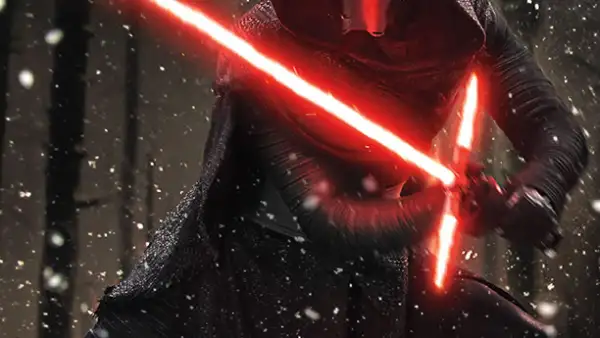 Una imágen de la nueva película de Star Wars.