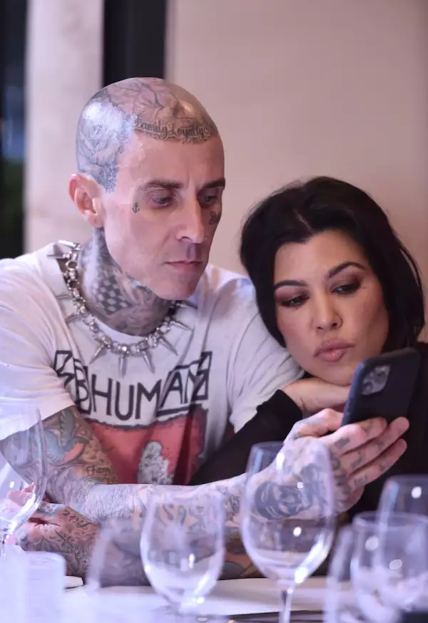 Kourtney Kardashian y Travis Barker