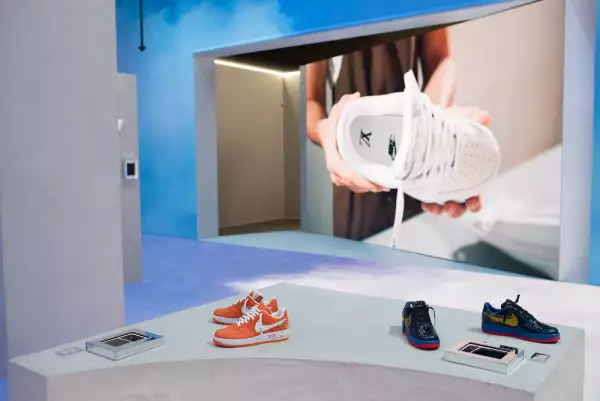 Louis Vuitton x Nike AF1 Exhibition