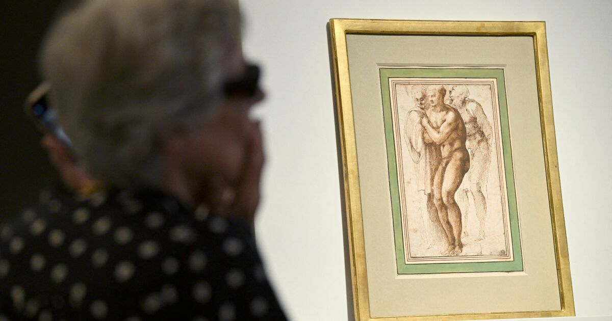 Michelangelo’s drawing was auctioned for 24 million dollars Michelangelo’s drawing was auctioned for 24 million dollars