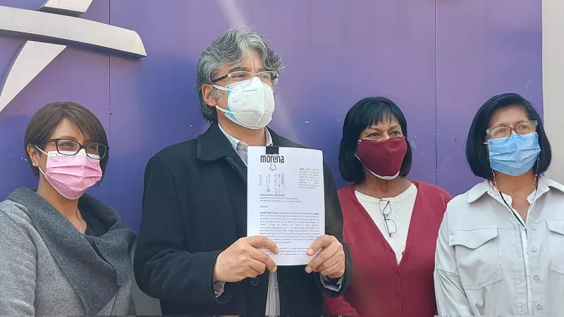 Denuncia Morena IECM