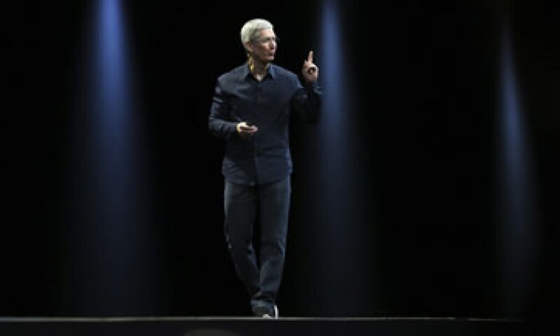 Tim Cook encabezó el evento de Apple de este lunes. (Foto: Reuters)